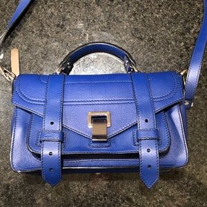 Proenza Schouler Blue PS1 Tiny Crossbody